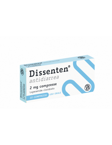 Dissenten antidiarrea 10 compresse 2mg