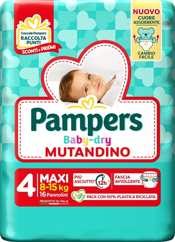 Pampers bd mut maxi sp 16pz