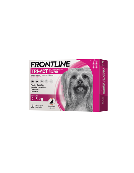 Frontline tri-act 6pip 2-5kg