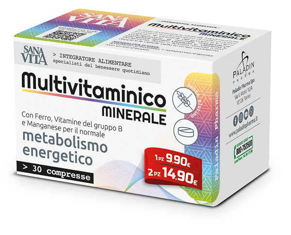 Sanavita multivit miner 30 compresse