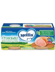 Mellin omog prosciutto 2x80g