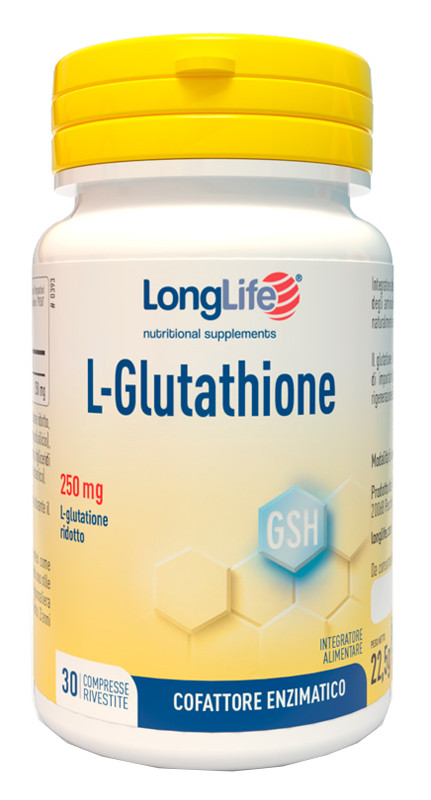 Longlife l-glutathione 30 compresse