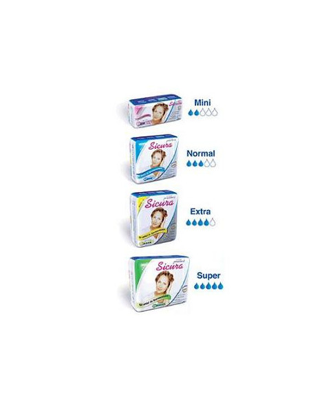 Lady presteril sicura mini 20p