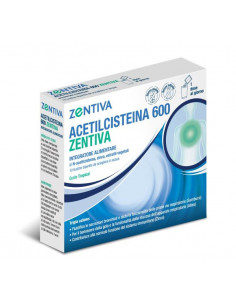 Acetilcisteina 600 zent 10 bustine