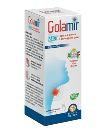 Image of Golamir 2Act spray gola per ridurre il dolore e proteggere la gola 30ml cod085