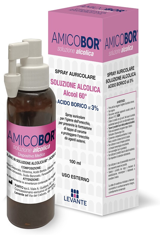 Image of Amicobor sol alcolica 100ml cod085