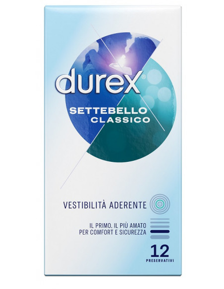 Durex settebello classico profilattici 12 pezzi