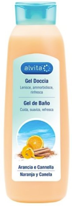 Alvita gel doccia ara/cannella