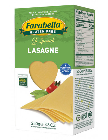 Farabella lasagne s/g 250g