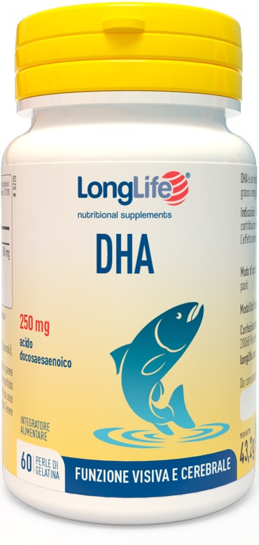 Longlife dha 250mg 60prl