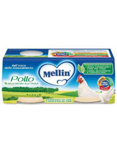 Mellin omog pollo 2x80g
