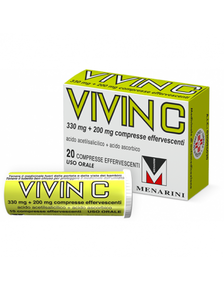 Vivin c 20 compresse effervescenti 330mg+200mg