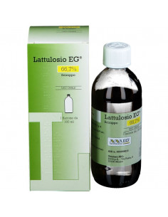 Lattulosio eg 66,7% sciroppo per il trattamento della stitichezza occasionale adulti e bambini 180 ml