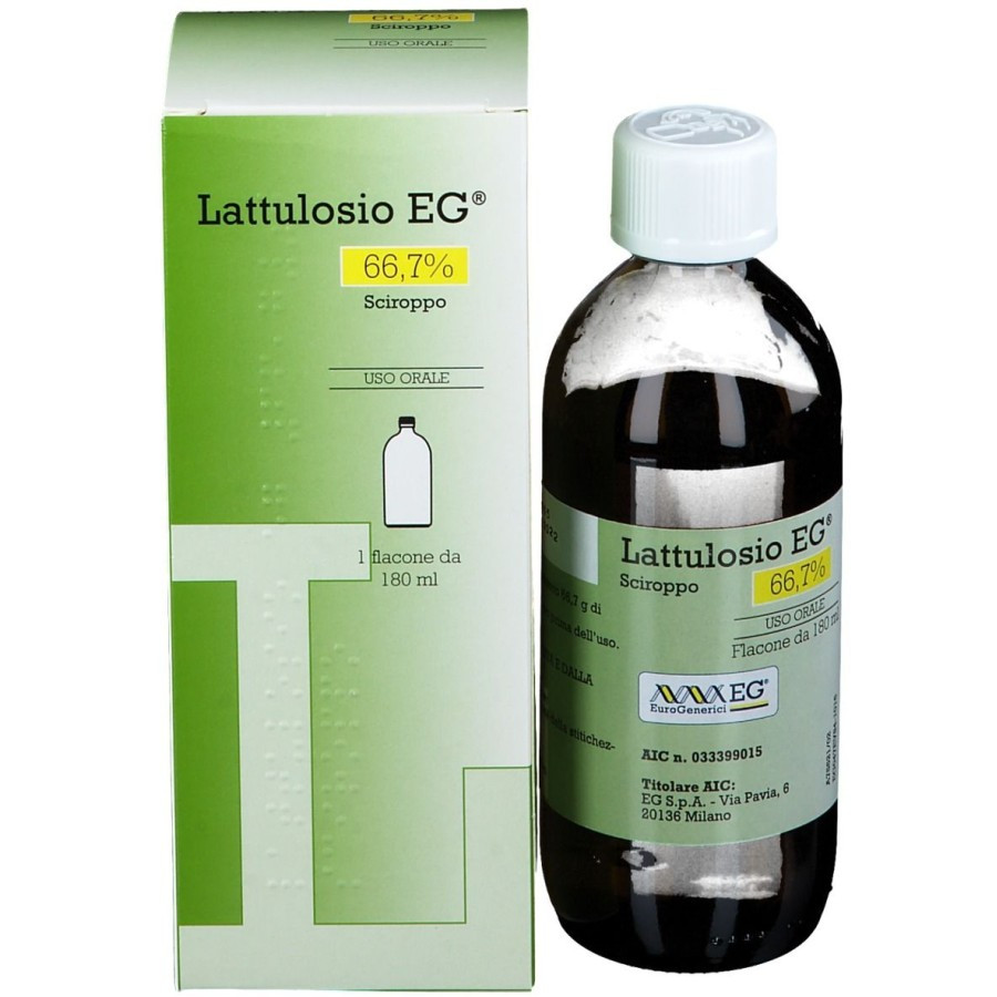 Image of Lattulosio eg 66,7% sciroppo per il trattamento della stitichezza occasionale adulti e bambini 180 ml cod085
