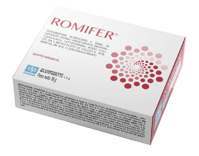 Image of Romifer 30 compresse mastic cod085