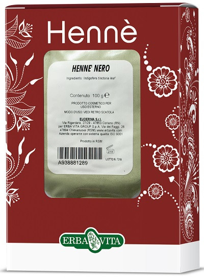 Image of Henne color cap nero 100g cod085