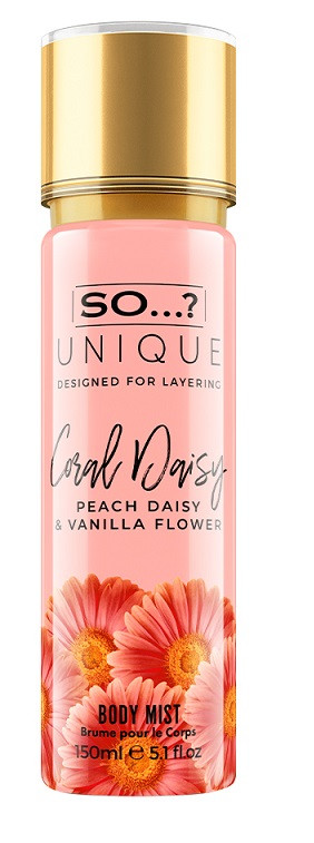 So Unique coral daisy body mist cocco e pesca