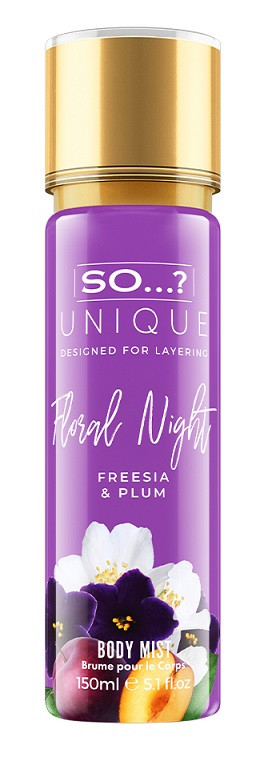So Unique floral nights body mist pompelmo e violetta