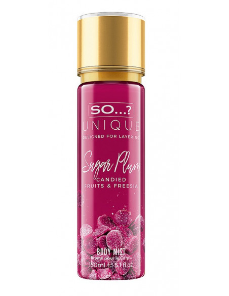 So Unique sugar plum body mist frutti di bosco e fresia 150ml