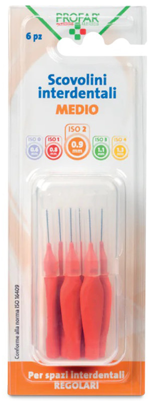 Profar scovolini aranc 0,9 6pz