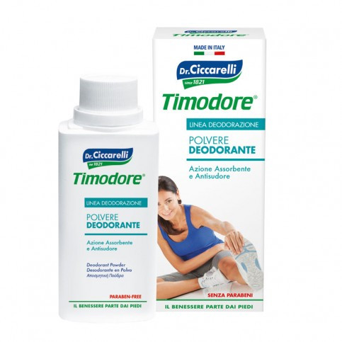 Timodore polvere deodorante ad azione assorbente e antisudore 250gr