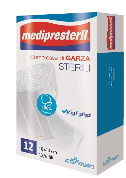 Garza medipresteril 12/8 18x40