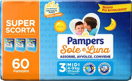 Pampers sl trio mi 60pz