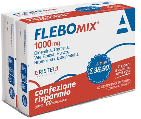 Flebomix 1000mg bi-pack 60 compresse