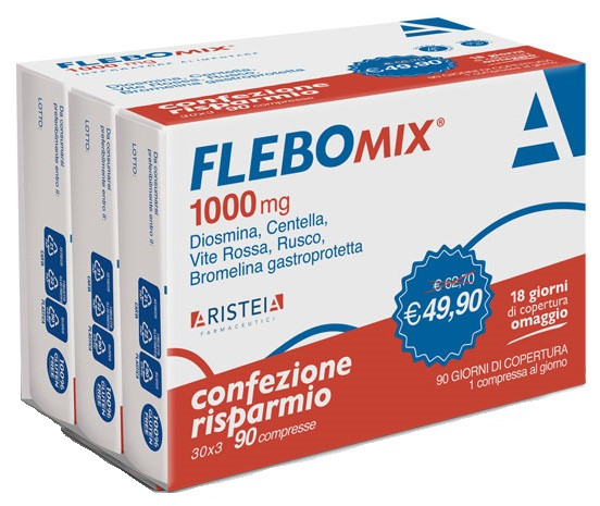 Flebomix 1000mg tri-pack 90 compresse