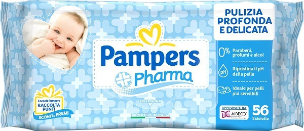 Pampers pharma salviette 56pz
