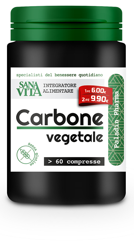 Sanavita carbone vegetale60 compresse