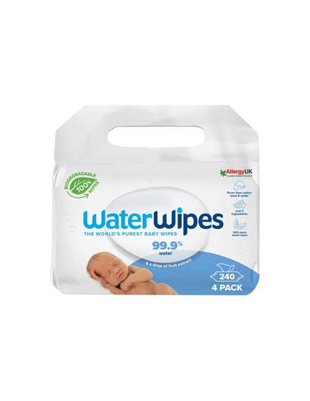 Waterwipes salviette 4x60pz