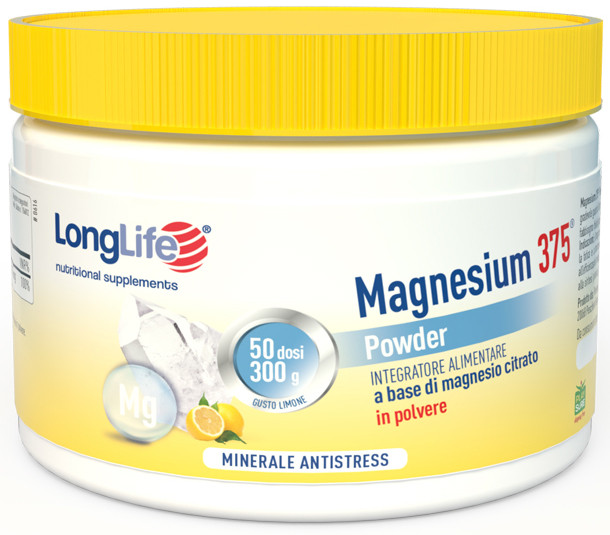 Longlife magnesium 375 powder