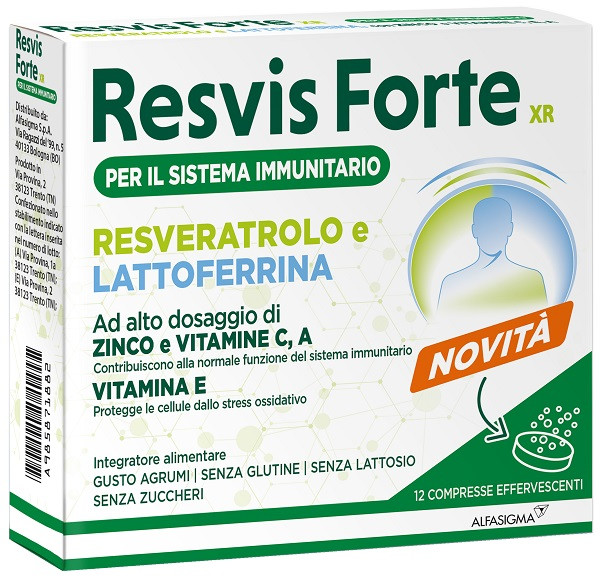 Resvis forte xr 12 compresse efferv