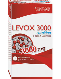 Levox 3000 carnitina 6 flaconcini