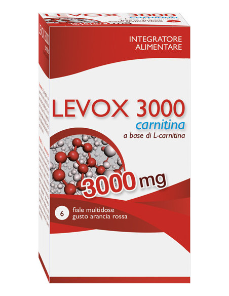Levox 3000 carnitina 6 flaconcini