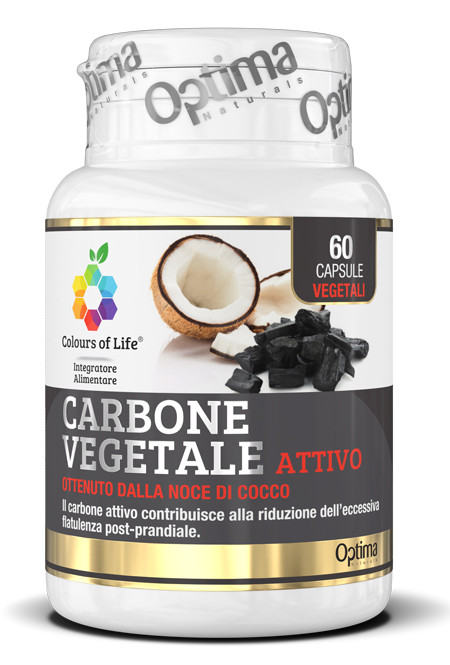 Colours life carbone veg 60 capsule