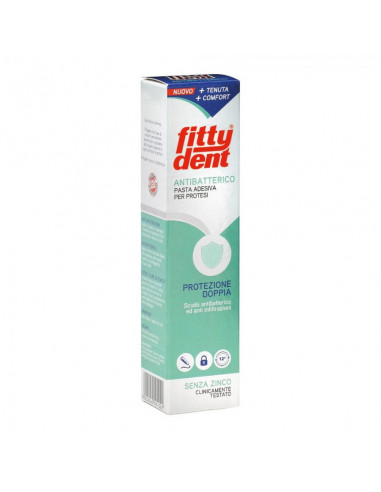 Fittydent pasta antibatterica e antinfiltrazioni per protesi dentali 40g