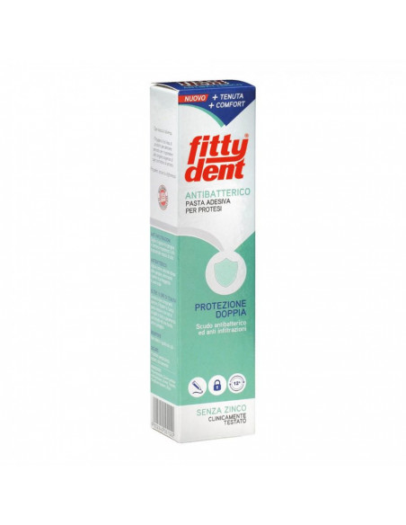 Fittydent pasta antibatterica e antinfiltrazioni per protesi dentali 40g