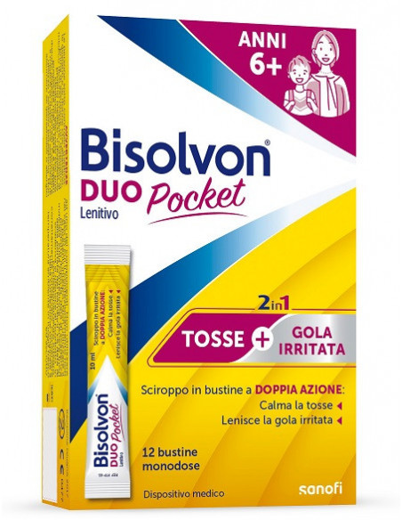 Bisolvon duo pocket len 12 bustine