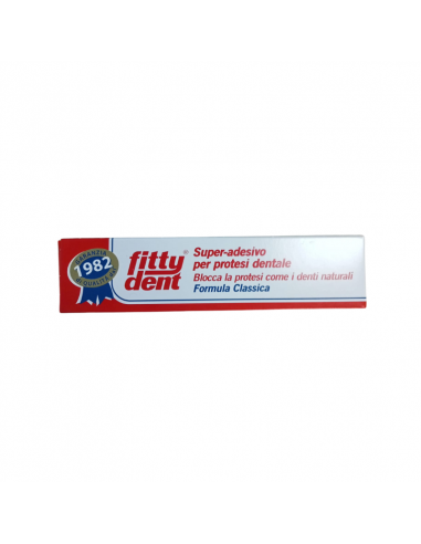 Fittydent pasta classica super adesiva per protesi dentale 40g