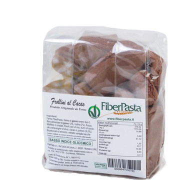 Image of Fiberpasta frollini cacao 250g cod085