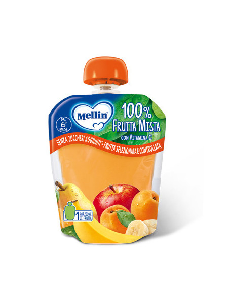 Mellin 100% frutta mista 90g