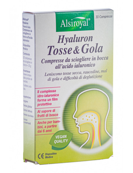 Hyaluron tosse & gola 30 compresse