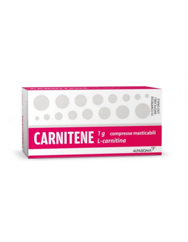 Carnitene per mancanza di l-carnitina 10 compresse masticabili 1g