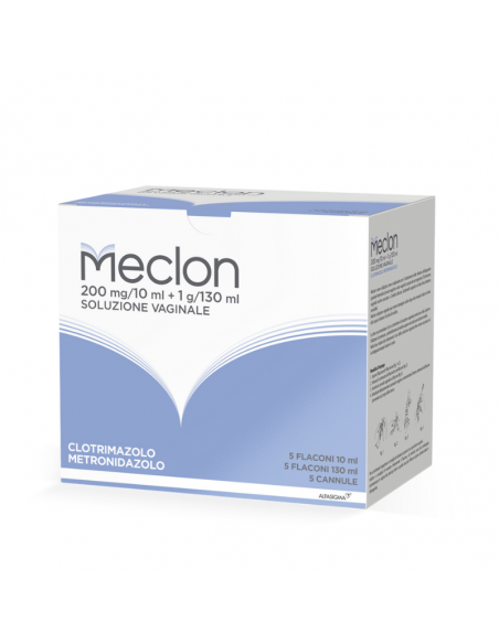 Meclon soluzione vaginale contro infezioni intime 5 flaconi