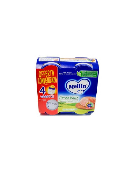 Mellin omog prosciutto 4x80g
