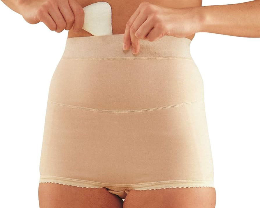 Guaina contenitiva cotone color carne misura 4