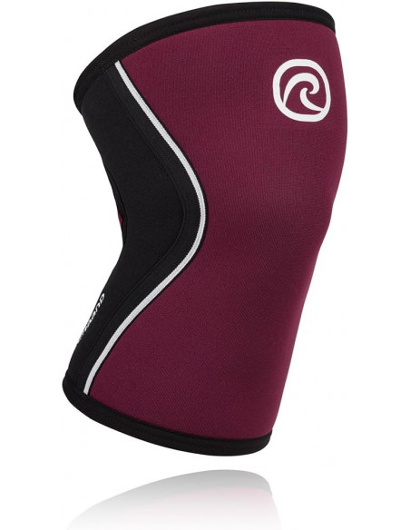 Supporto per ginocchio rehband rx 5mm burgundt xs