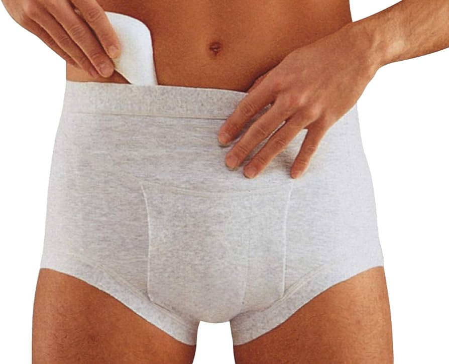 Slip ernia ch pelote grigia misura 2